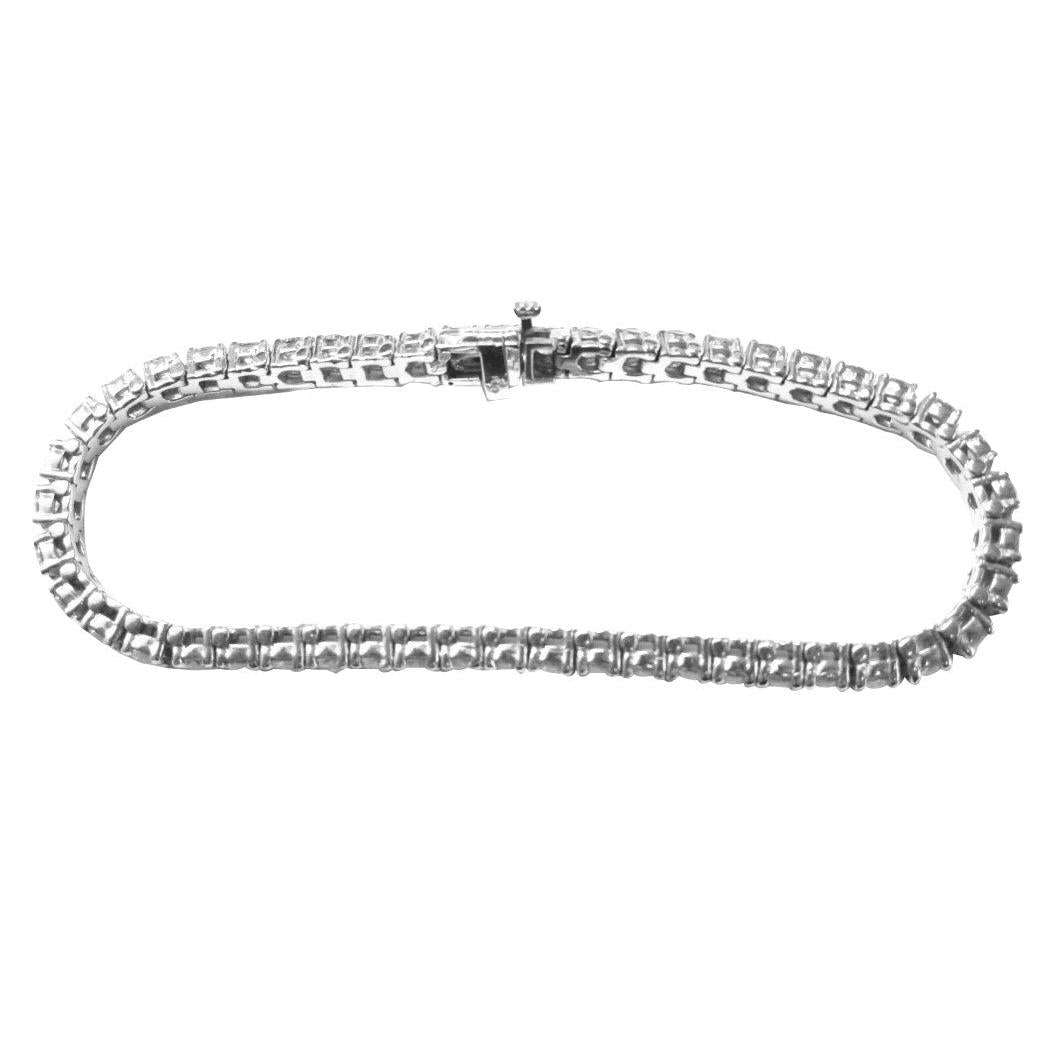 6 Carats Lab Grown Diamond Tennis Bracelet Sparkling Diamonds