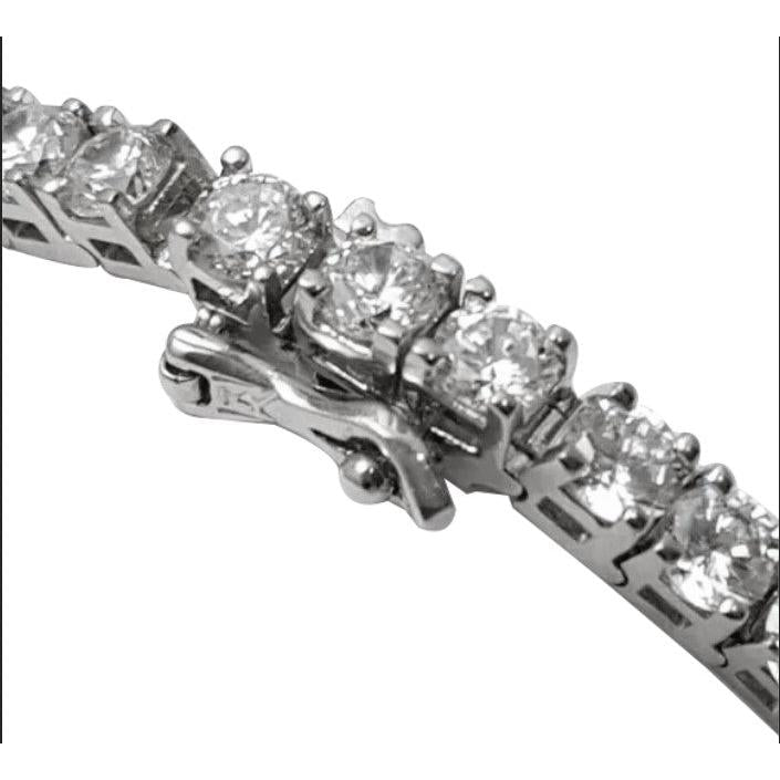 6 Carats Lab Grown Diamond Tennis Bracelet Sparkling Diamonds