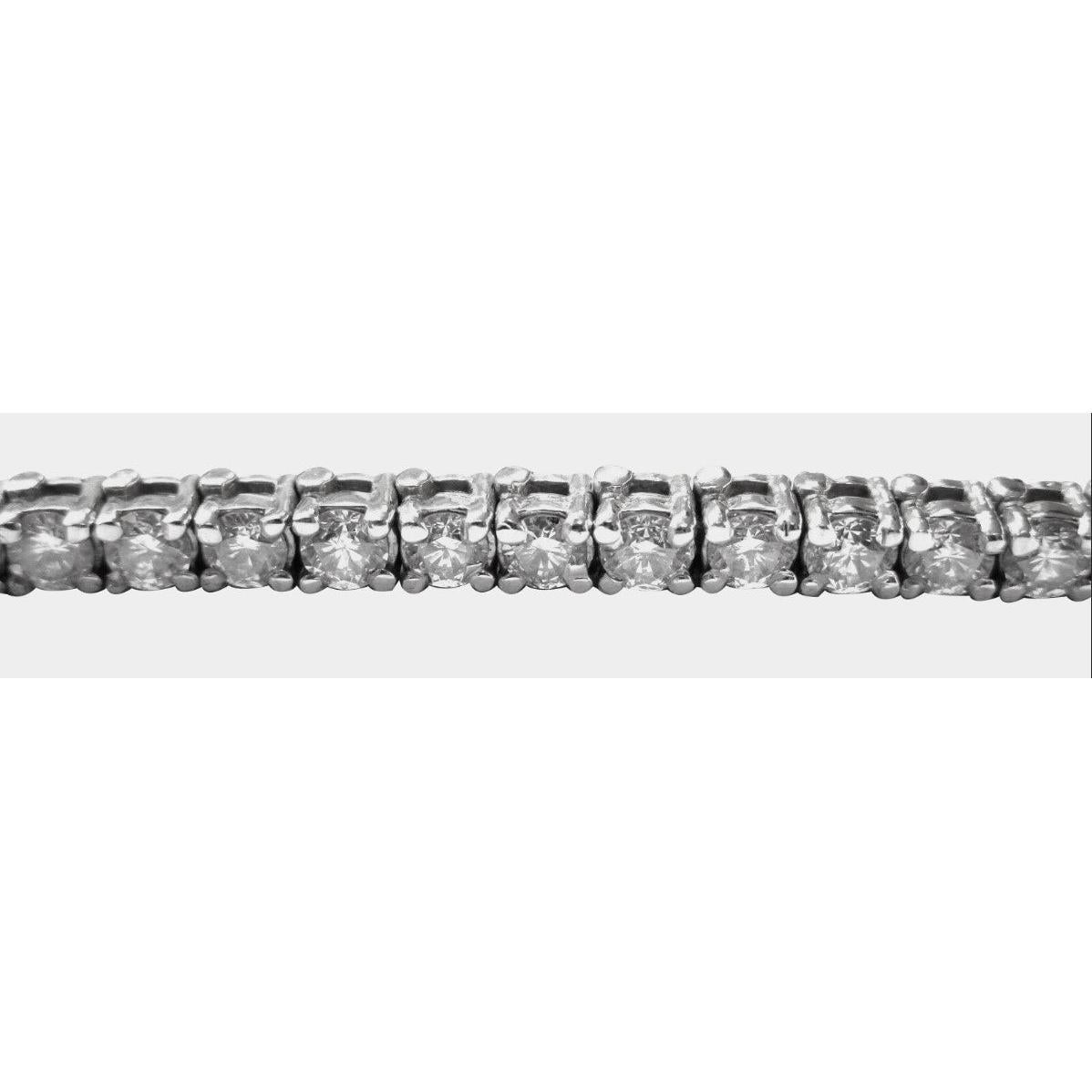 6 Carats Lab Grown Diamond Tennis Bracelet Sparkling Diamonds