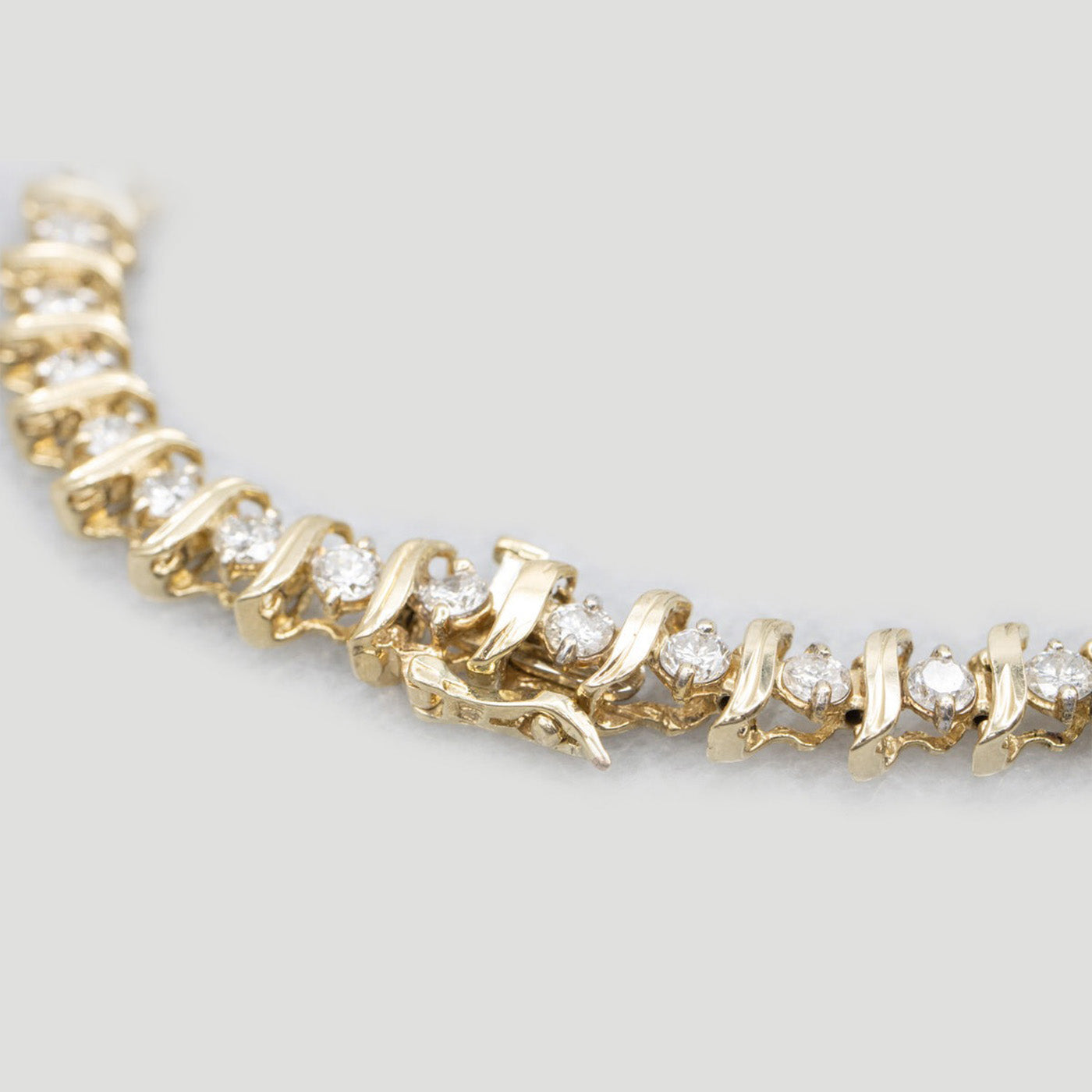 6 Ct Round Cut Natural Diamond Tennis Bracelet White Gold New Jewelry