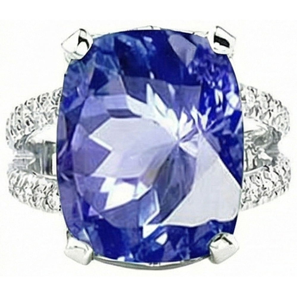 7 Ct Natural Sapphire Gemstone Ring