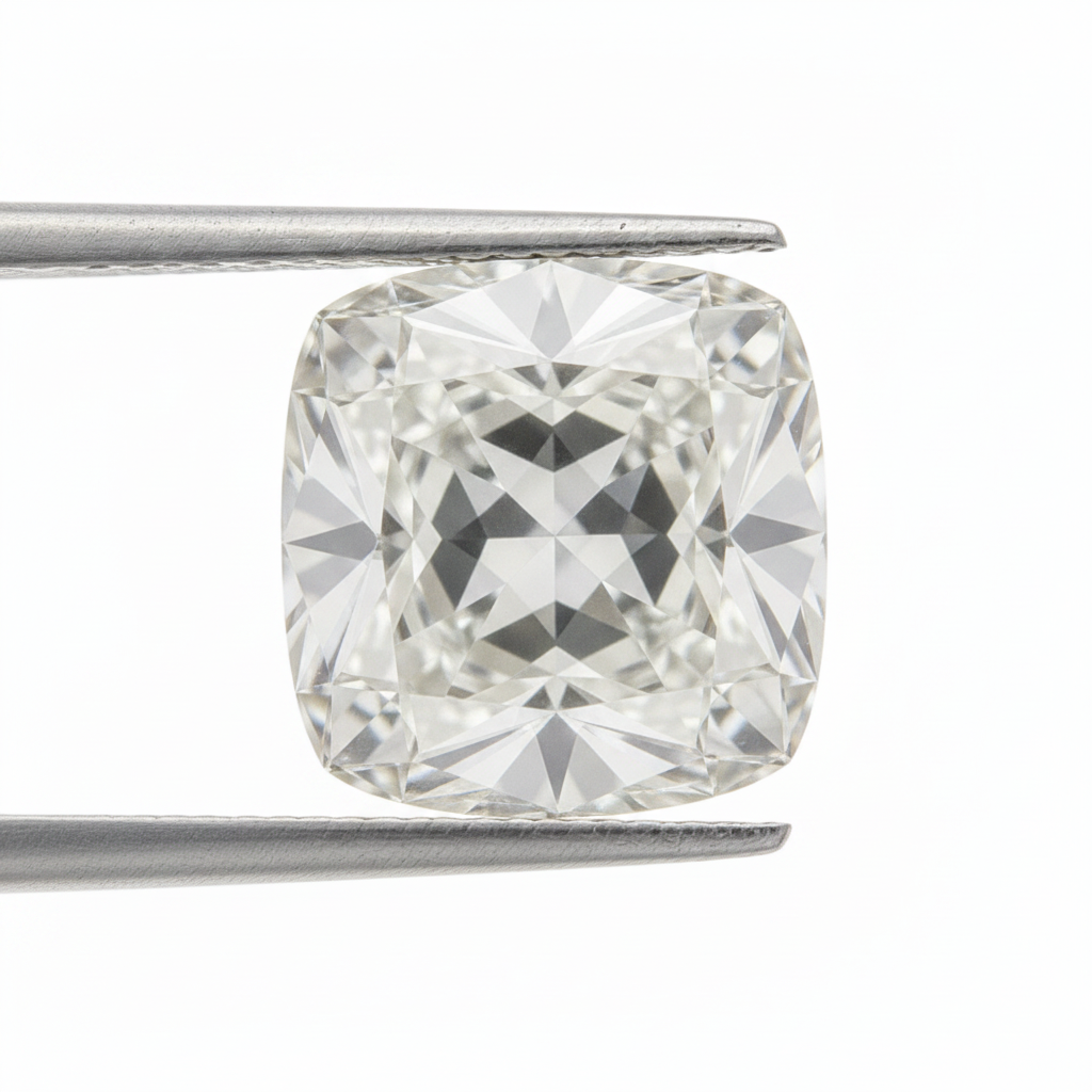 Old Miner Cushion Cut Loose Diamond G VS1 7 Carat Genuine Natural