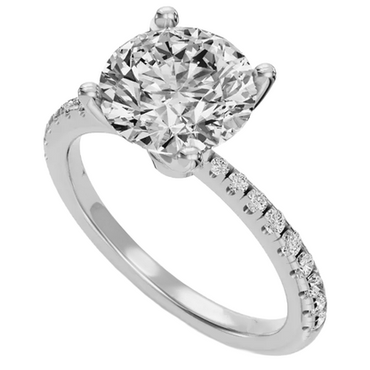 7.50 Carat Lab Grown Big Diamond Anniversary Ring