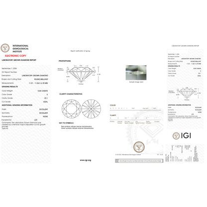 IGI Certificate