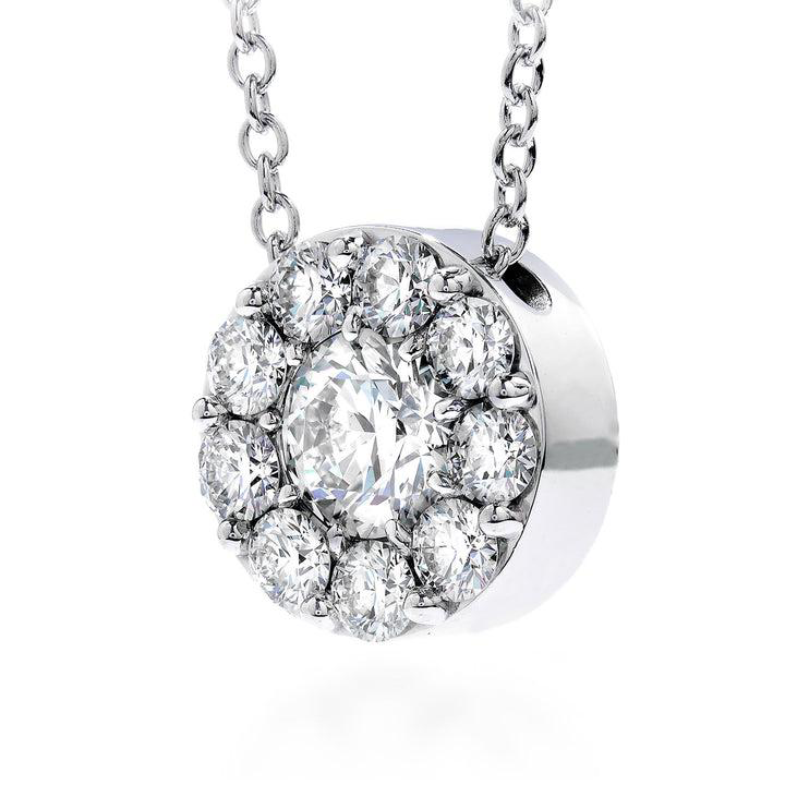 7 Carats GIA CERTIFIED Sparkling Round Brilliant Cut Lab Grown Diamonds Necklace Pendant