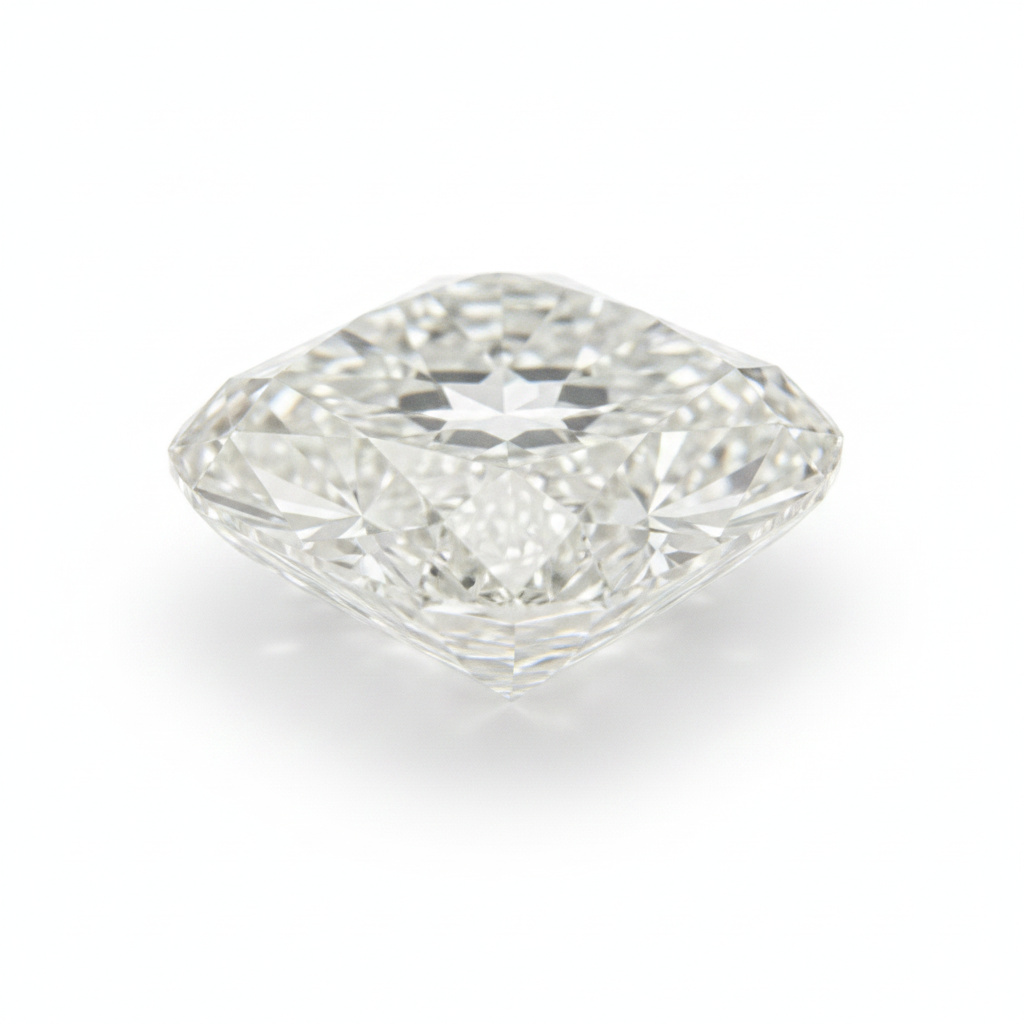 Genuine Antique Old Mine Cushion Cut Authentic Loose Diamond F VS1 8 Carat