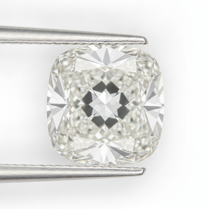 Genuine Antique Old Mine Cushion Cut Authentic Loose Diamond F VS1 8 Carat