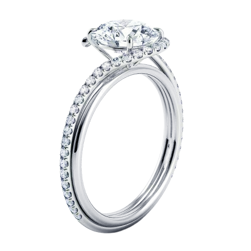 8.84 Carats Big Sparkling Round Cut Lab Grown Big Diamond Engagement Ring