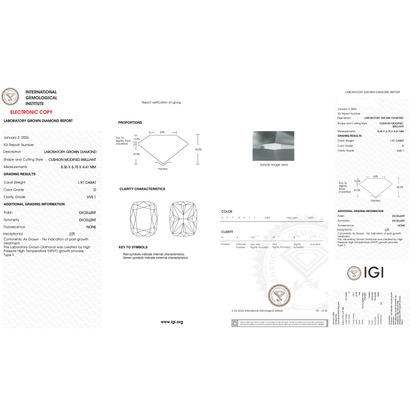 IGI Certificate