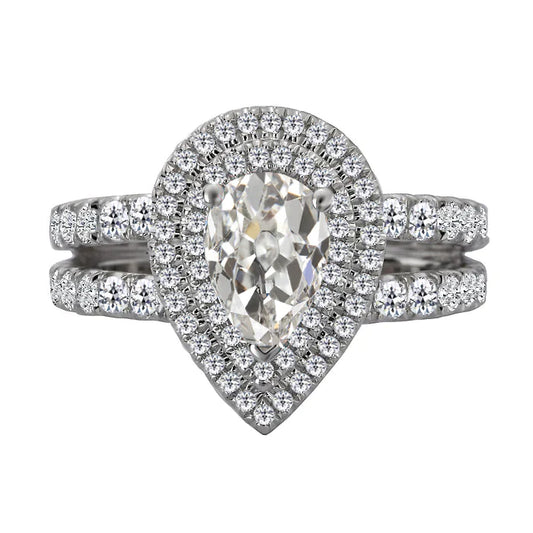 8 Carat Engagement Ring With Pear Diamond 
