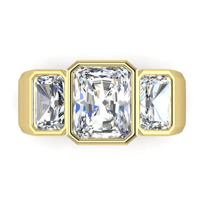 8 Carats 10K Gold Men's Diamond Anniversary Promise Ring
