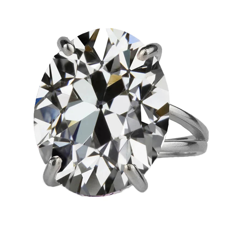 8 Carat Big Solitaire Lab Grown Diamond Ring
