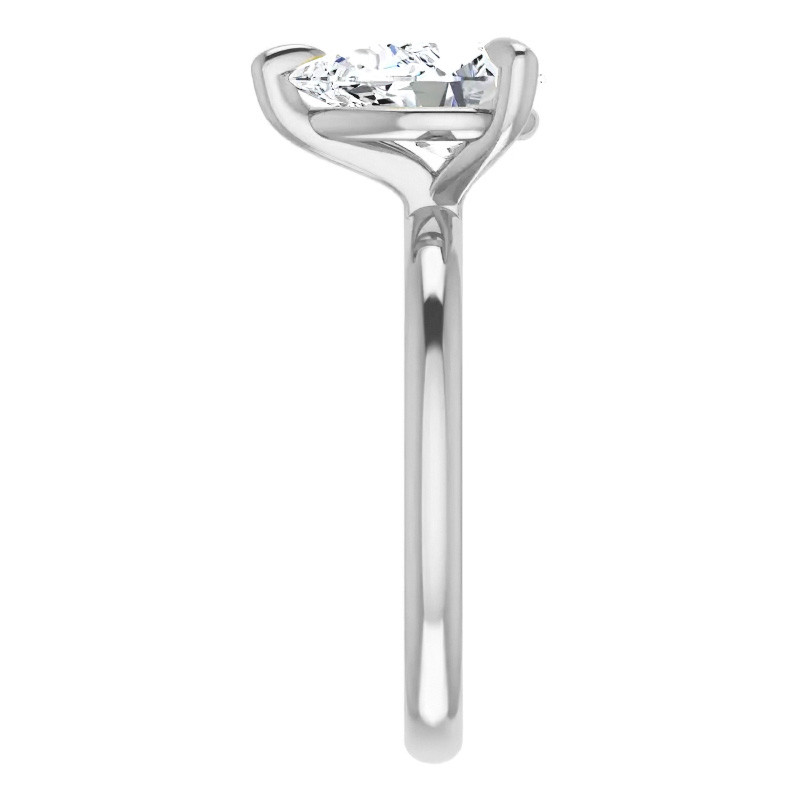 8 Carat Casual Pear Lab Grown Diamond Ring