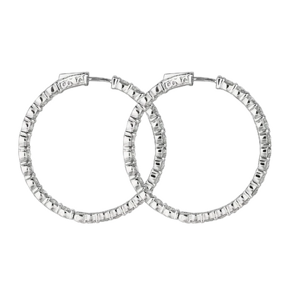 8ct Natural Earth Mined Diamond Earrings For Sale