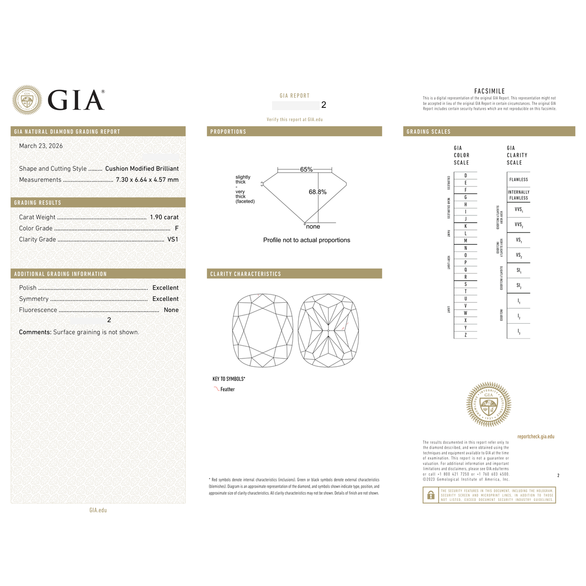 GIA Certificate