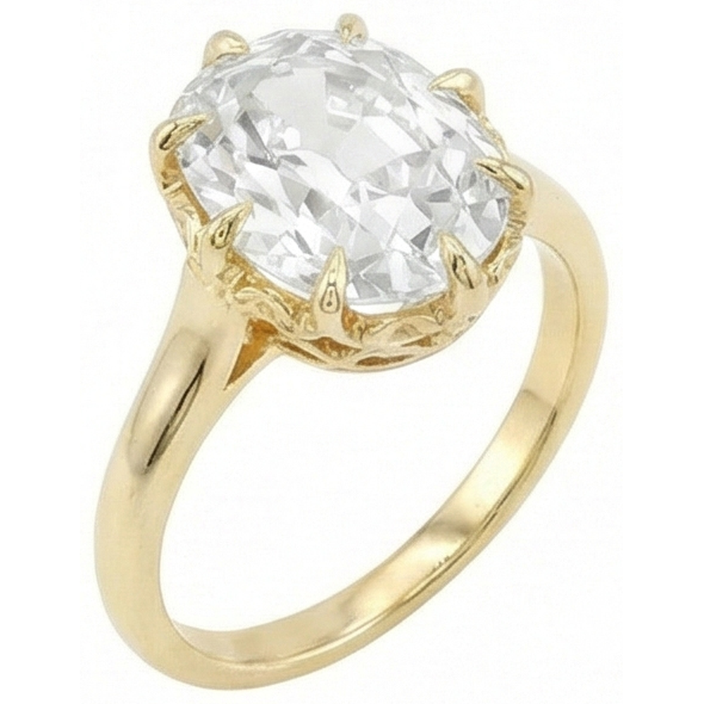 9 Carat Stylish Natural Real Diamond ( Not Lab Grown ) Ring