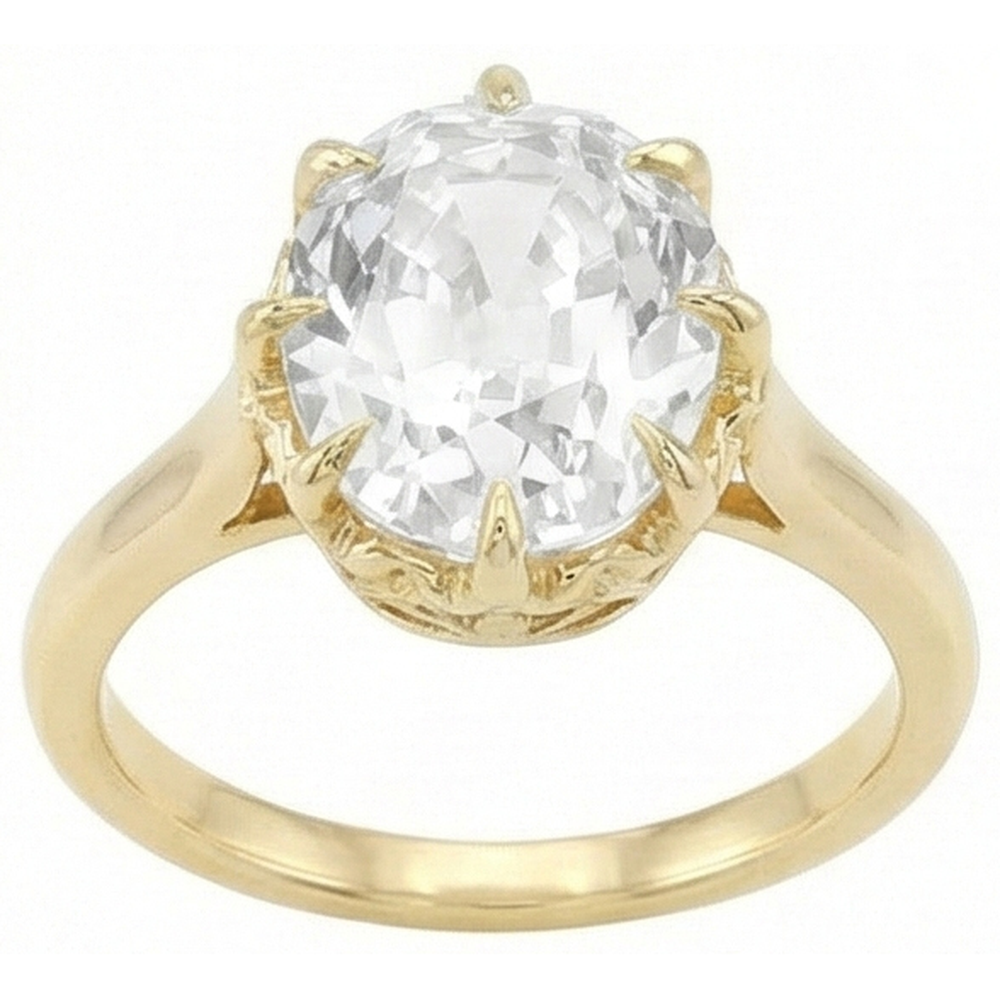 9 Carat Stylish Natural Real Diamond ( Not Lab Grown ) Ring