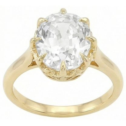 9 Carat Stylish Natural Real Diamond ( Not Lab Grown ) Ring