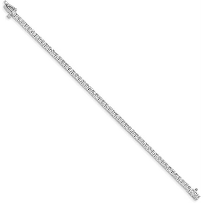 9.90 Carats Round Sparkling Lab Grown Diamonds Tennis Bracelet