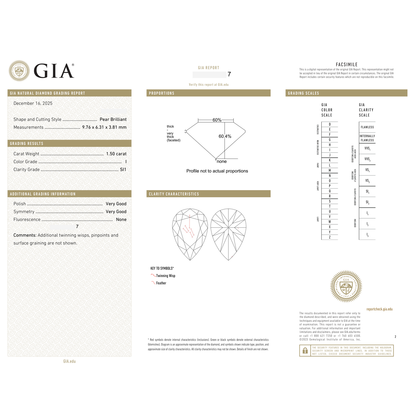 GIA Certificate 2