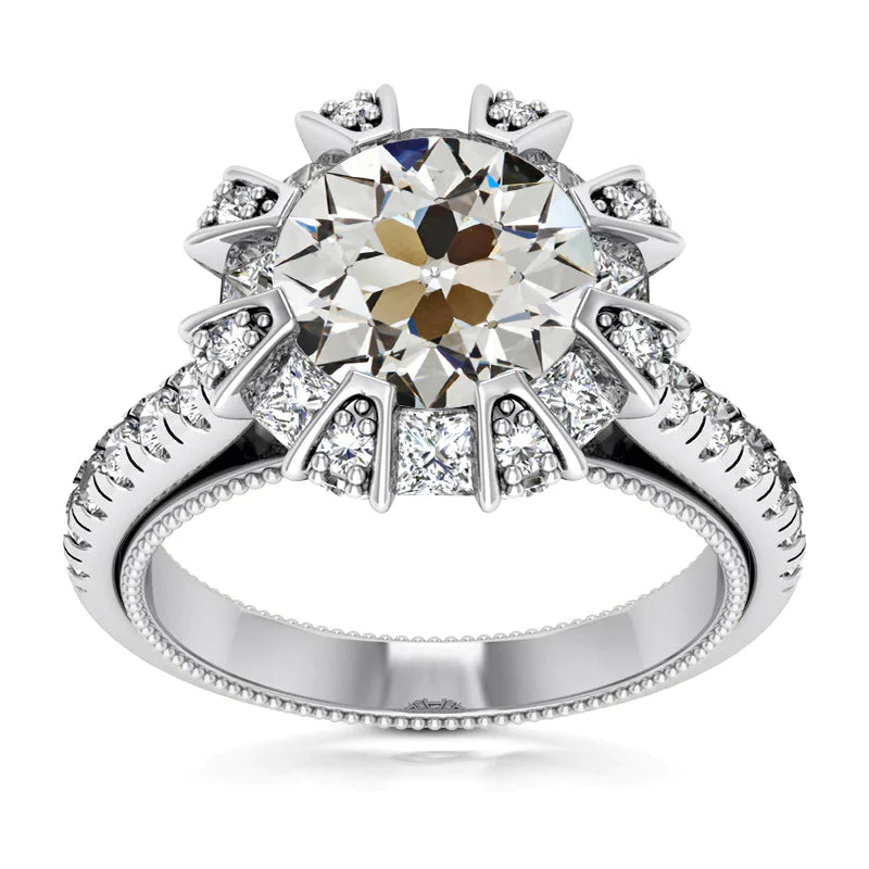 9 Carat Custom Diamond Ring 