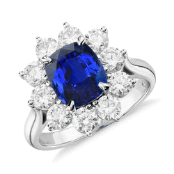 Affordable Sapphire Engagement Ring