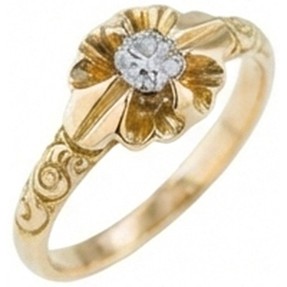 Art Nouveau Jewelry New Solitaire Ring Round Old Miner Real Natural Earth Mined Diamond 0.50 Ct