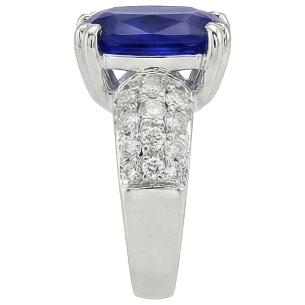 Natural Real ( Not Lab Grown )  Beautiful 6 Carat Sapphire Engagement Ring