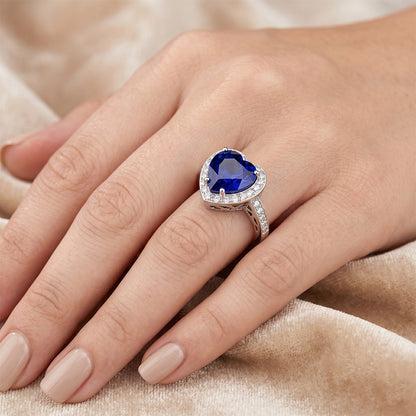 Beautiful Sapphire Natural Earth Mined Diamond Ring Gold Wedding Jewelry 2.50 Carats