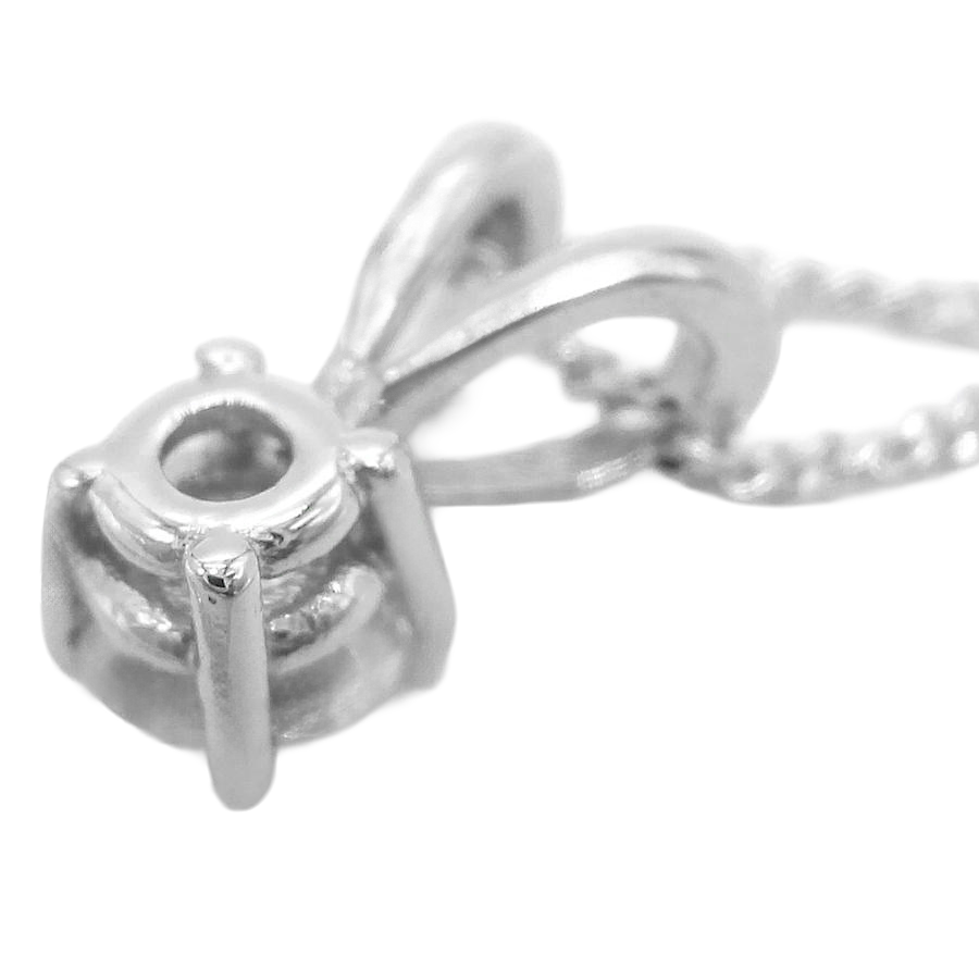 Beautiful GIA CERTIFIED Round Lab Grown Diamond Necklace Pendant 1 Carat White Gold Jewelry