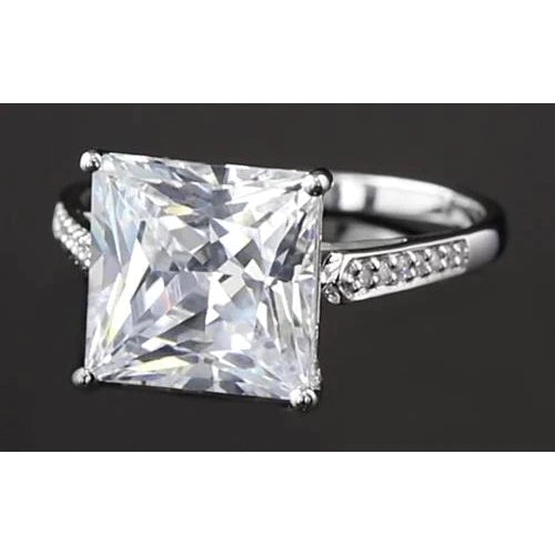 Big 4 Carat Princess Diamond Ring