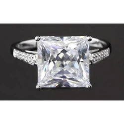 Big 4 Carat Princess Diamond Ring