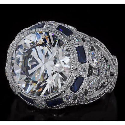 Big Antique Looking Gold Wedding Ring