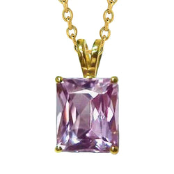 Big Kunzite Gem Necklace Pendant