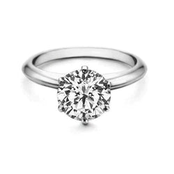 Big Sparkling Solitaire 2.50 Ct Diamond Wedding Ring