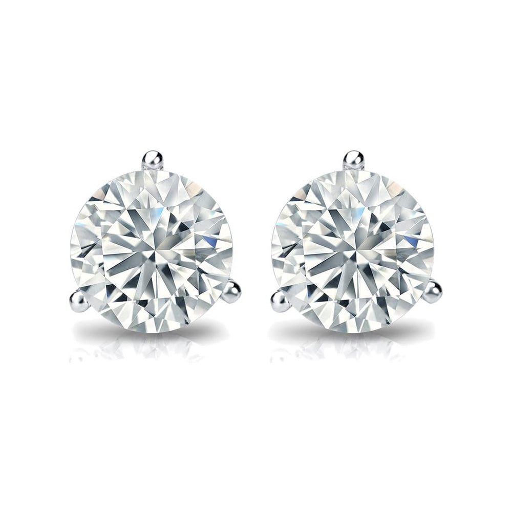 Big 10 Carat Lab Grown Diamond Stud Earrings