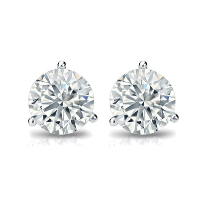 Big 10 Carat Lab Grown Diamond Stud Earrings