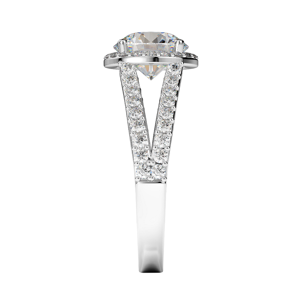 Big Round Antique Style Lab Grown Diamond Engagement Ring 9.02 Ct.