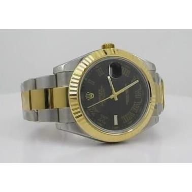 Black Dial Fluted Bezel Rolex