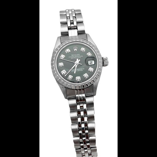 Black Diamond Dial Rolex Watch