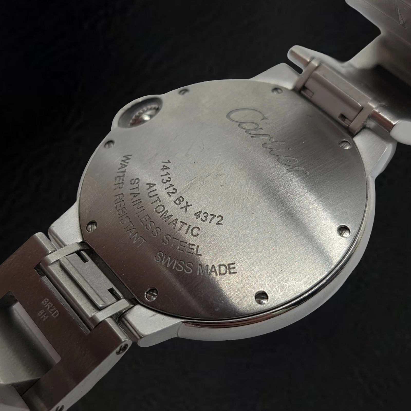 Cartier Ballon Bleu 36mm Silver Factory Diamond Bezel