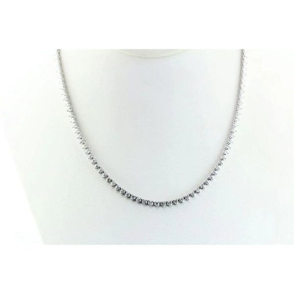 Casual Tennis Diamond Chain Necklace