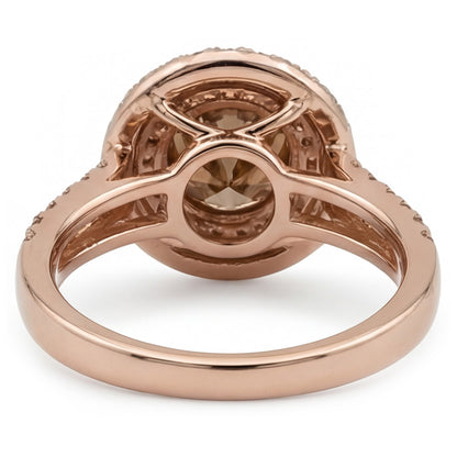 Champagne Desert Diamond Bridal Ring – Fine Diamond 4 ct 14