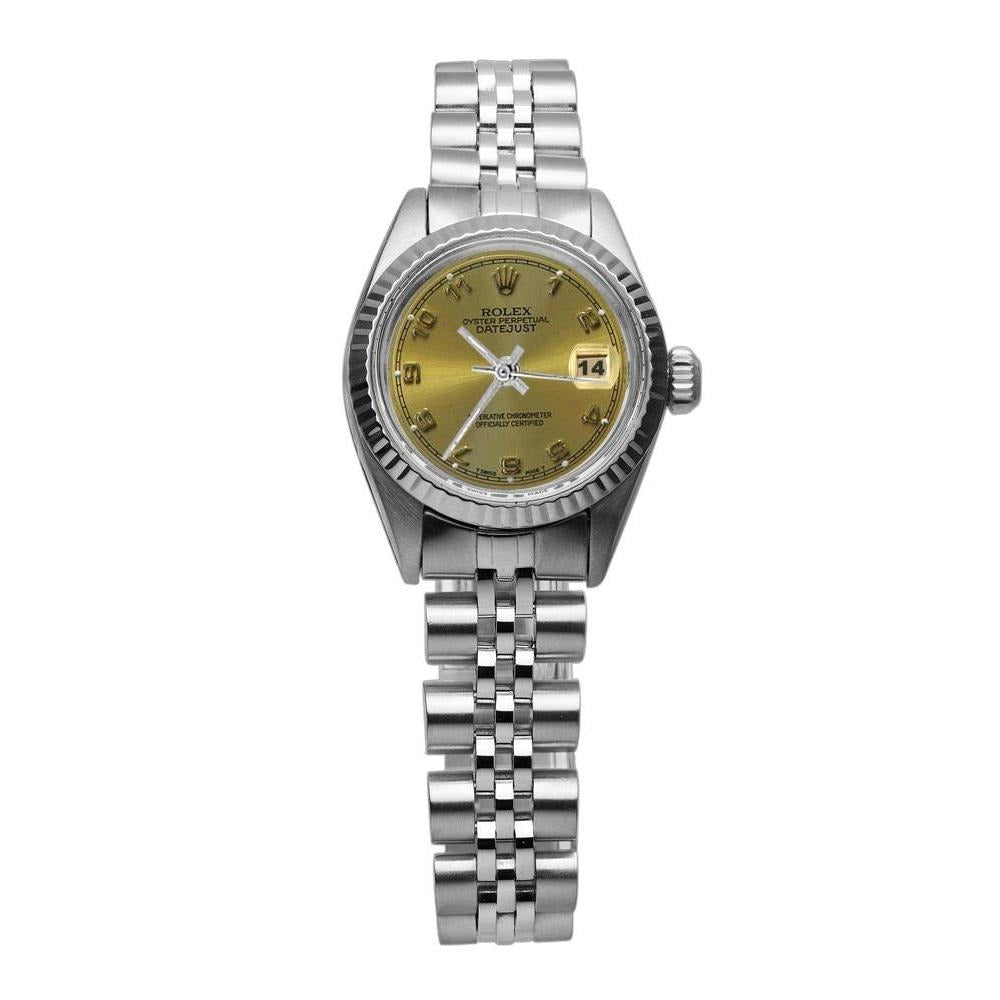 Arabic Dial Rolex Ss Datejust Lady Watch