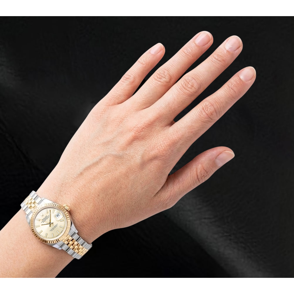 Rolex Ladies Datejust 26 mm 179173 Champagne Luminous Dial