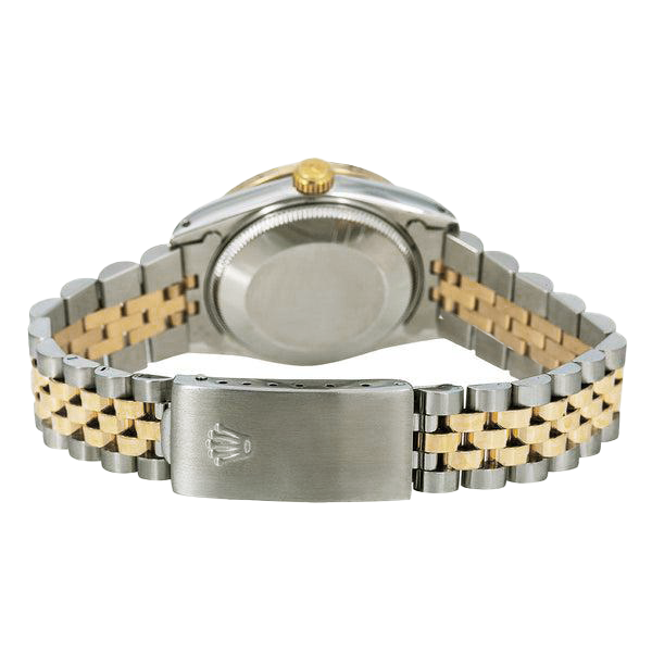 Champagne Diamond Dial Bezel Rolex Datejust Watch  Gold & Steel QUICK SET