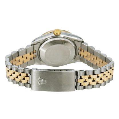 Champagne Diamond Dial Bezel Rolex Datejust Watch  Gold & Steel QUICK SET