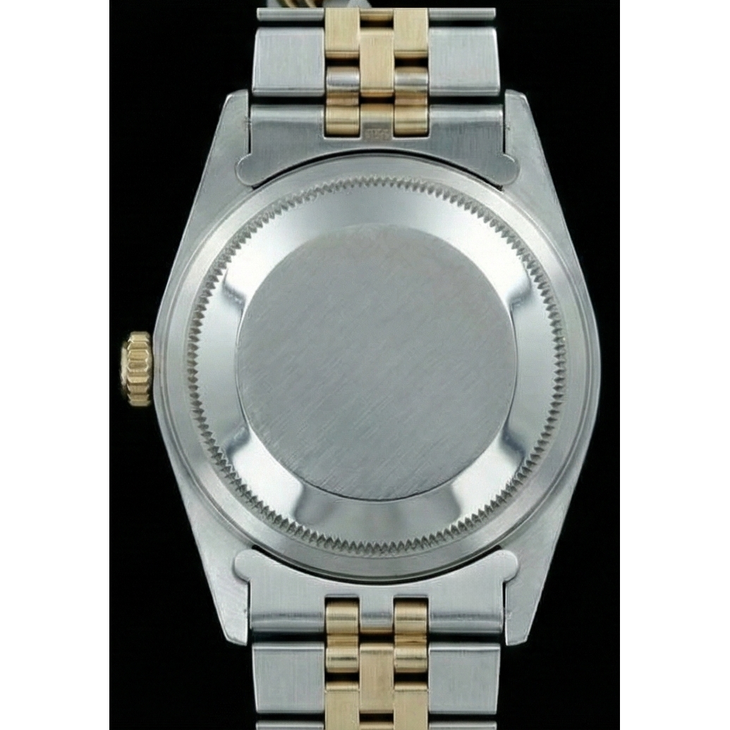 Champagne Stick Dial Datejust Women Watch Rolex Ss & Gold Jubilee