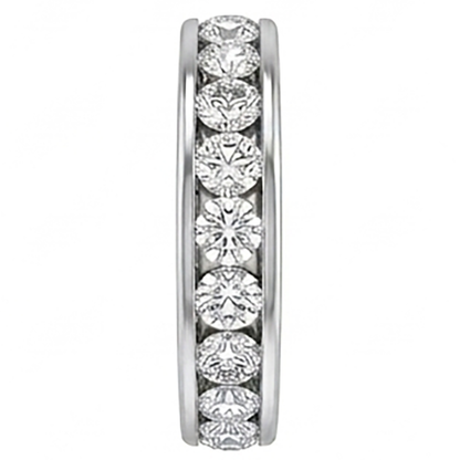 Channel Set Men's Diamond Eternity Band