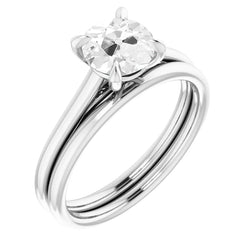 Classic Gold Wedding Rings Earth Mined Diamond